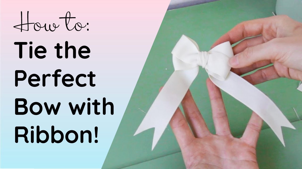 How to Tie the Perfect Bow | Simple and Easy DIY Bows - YouTube