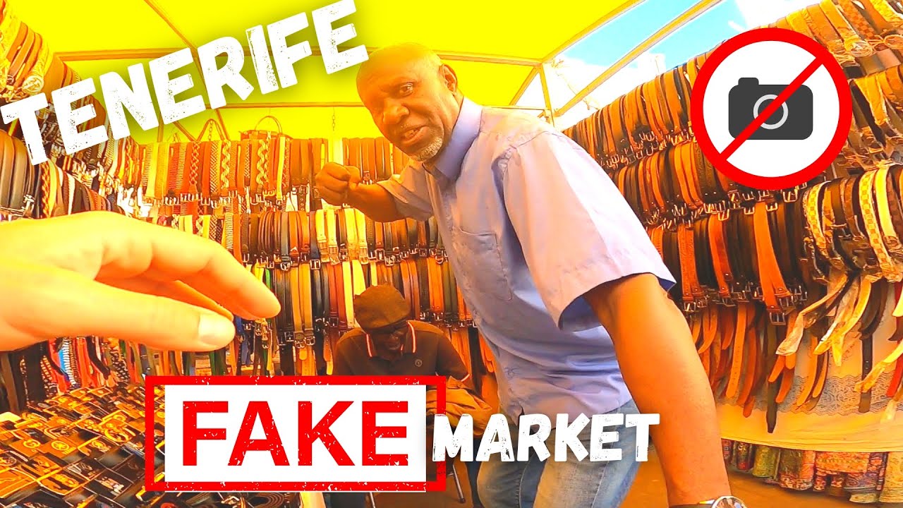 Tenerife Fake Goods Market - NO CAMERA ! - A Must See in Los Cristianos - Fake Watches & Handbags