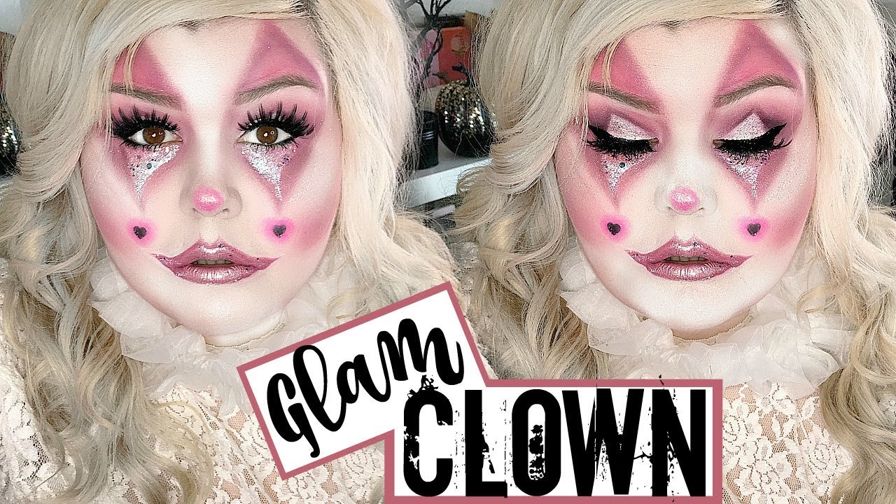 Glam Clown Halloween Makeup Tutorial YouTube