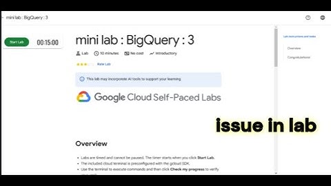 update of mini lab : BigQuery : 3 in this lab issue is there #arcade2025