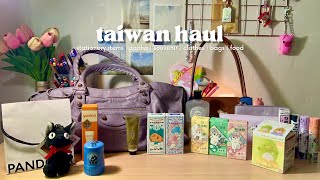 what I got in Taiwan 🇹🇼 | APRIL 2024