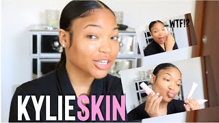 I TRIED KYLIE SKIN FOR 5 DAYS .. THIS IS WHAT HAPPEN ..(I CANT BELIEVE IT) SHOOK | KIRAH OMINIQUE