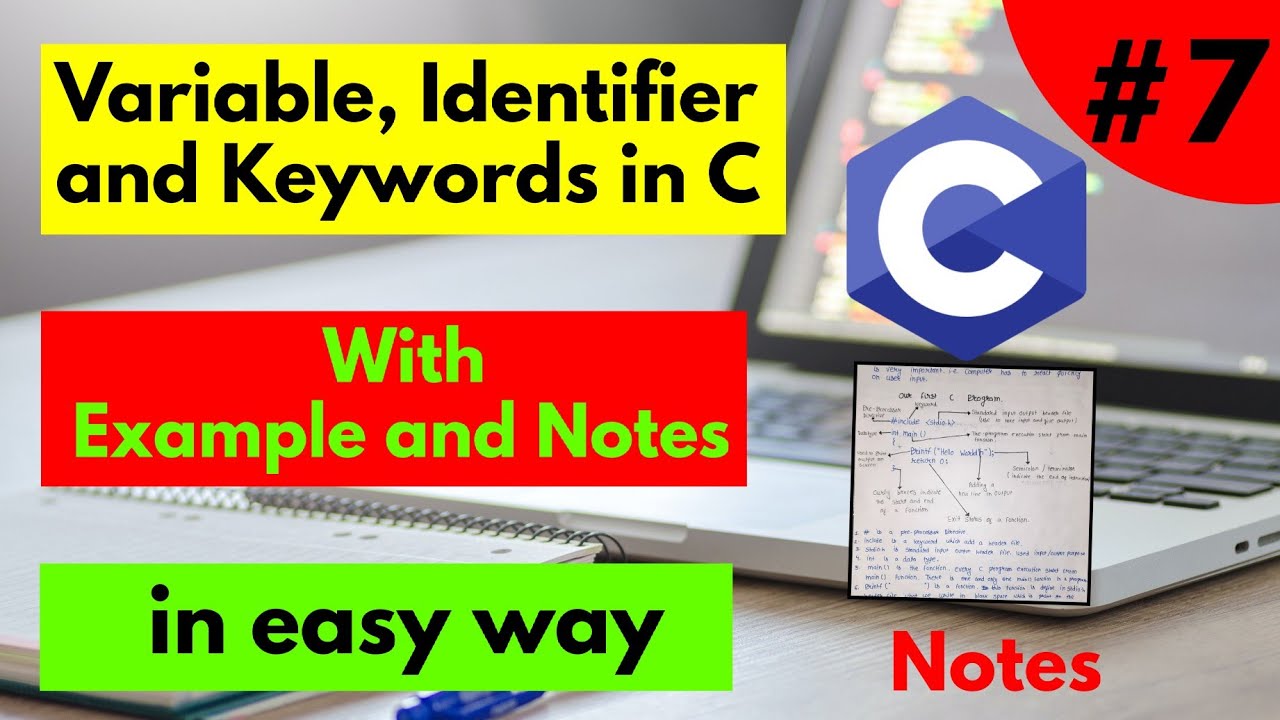 variable | Identifier | Keywords in programming with notes 📕 | naming ...