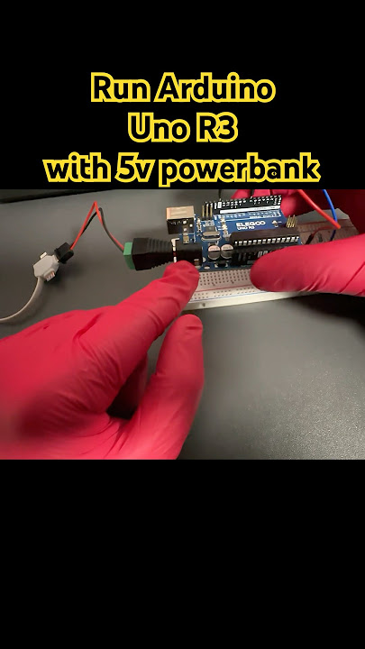 Run Arduino uno R3 with 5 volt power bank