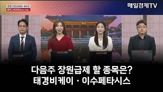 [장원급제] 다음주 장원급제 할 종목은? 태경비케이 · 이수페타시스