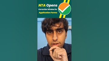 JEE Mains Correction Window is Open‼️#jee#nta#jee2026#jee2027#jeemains2026#iit#pw#shorts#motivation