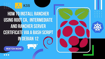 How to install Rancher using Root CA, intermediate and Rancher server certificate via a Bash script