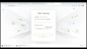 ZKBio CVSecurity Installation Demo Hindi