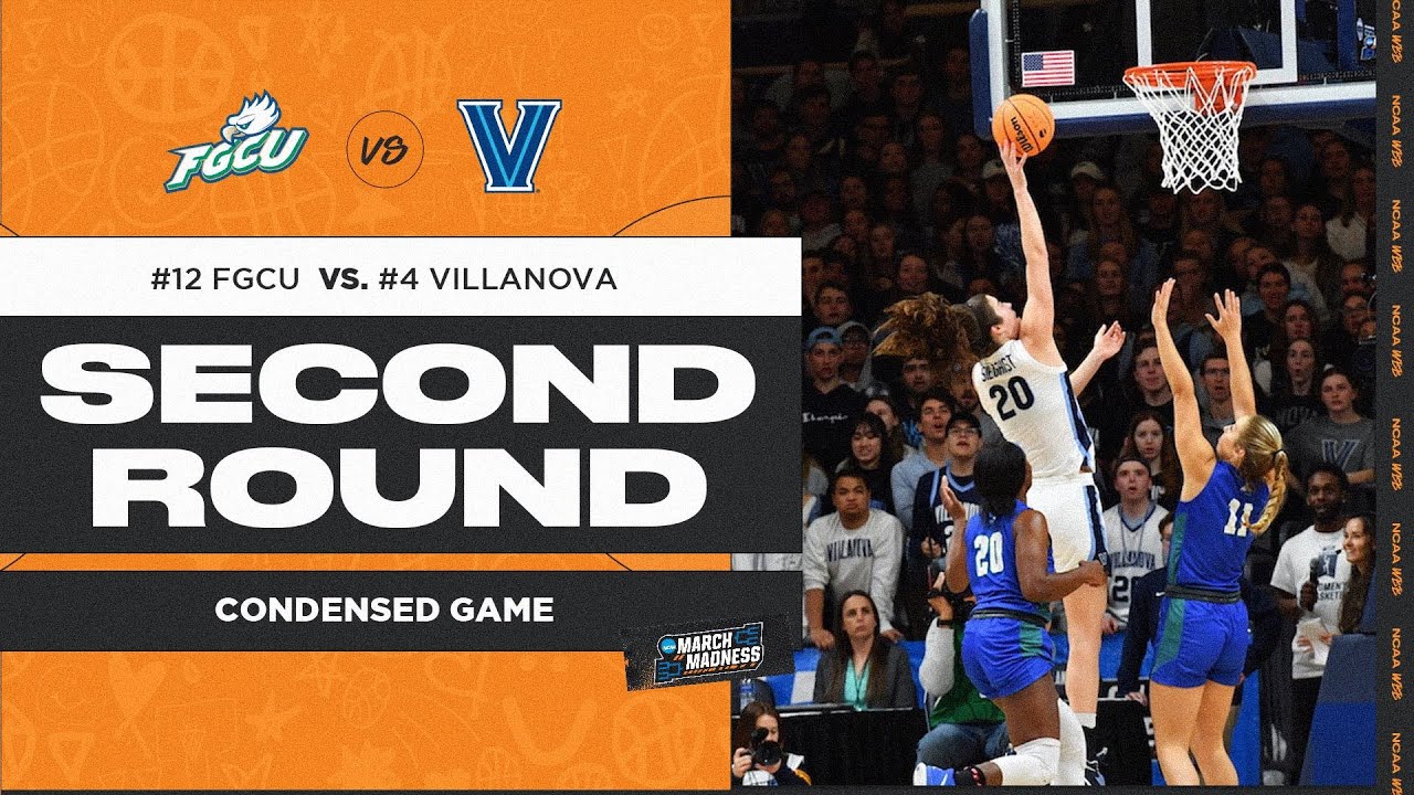 ⁣Villanova vs. Florida Gulf Coast - Second Round NCAA tournament extended highlights