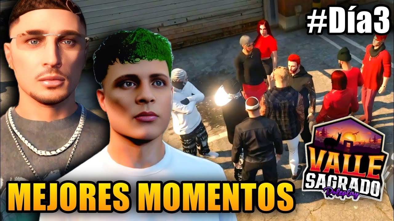 MEJORES MOMENTOS VALLE SAGRADO RP GTA V DÍA 3
