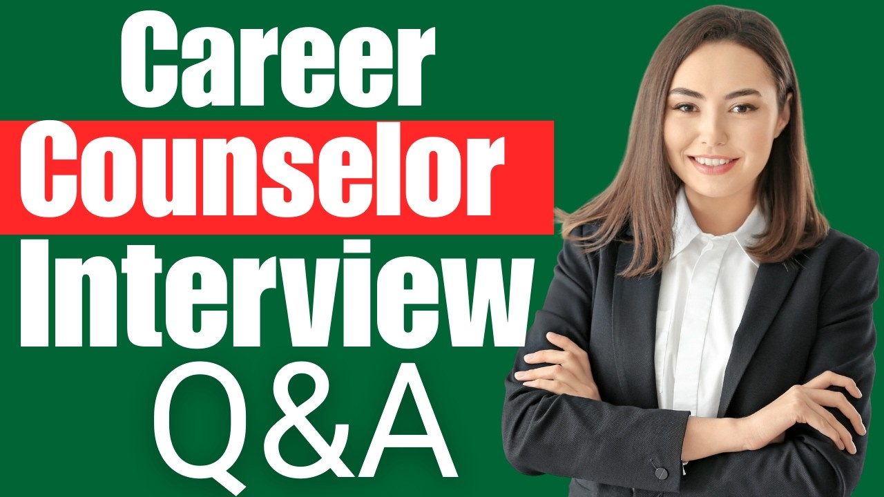Top 25 Career Counselor Interview Questions and Answers - YouTube