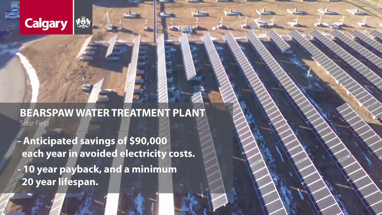 Producing Safe and Clean Drinking Water with Solar Power at Bearspaw