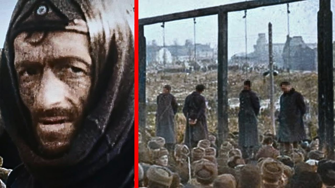 Brutalna EGZ3KUCJA 91 000 N4ZISTÓW Pojmanych w Stalingradzie