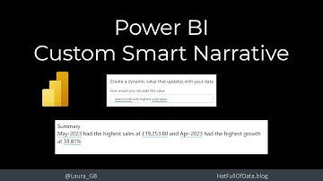 Power BI Custom Smart Narrative