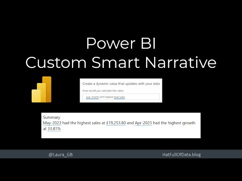 Power BI Custom Smart Narrative