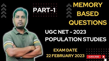 1. UGC NET 2023 Memory Based Questions