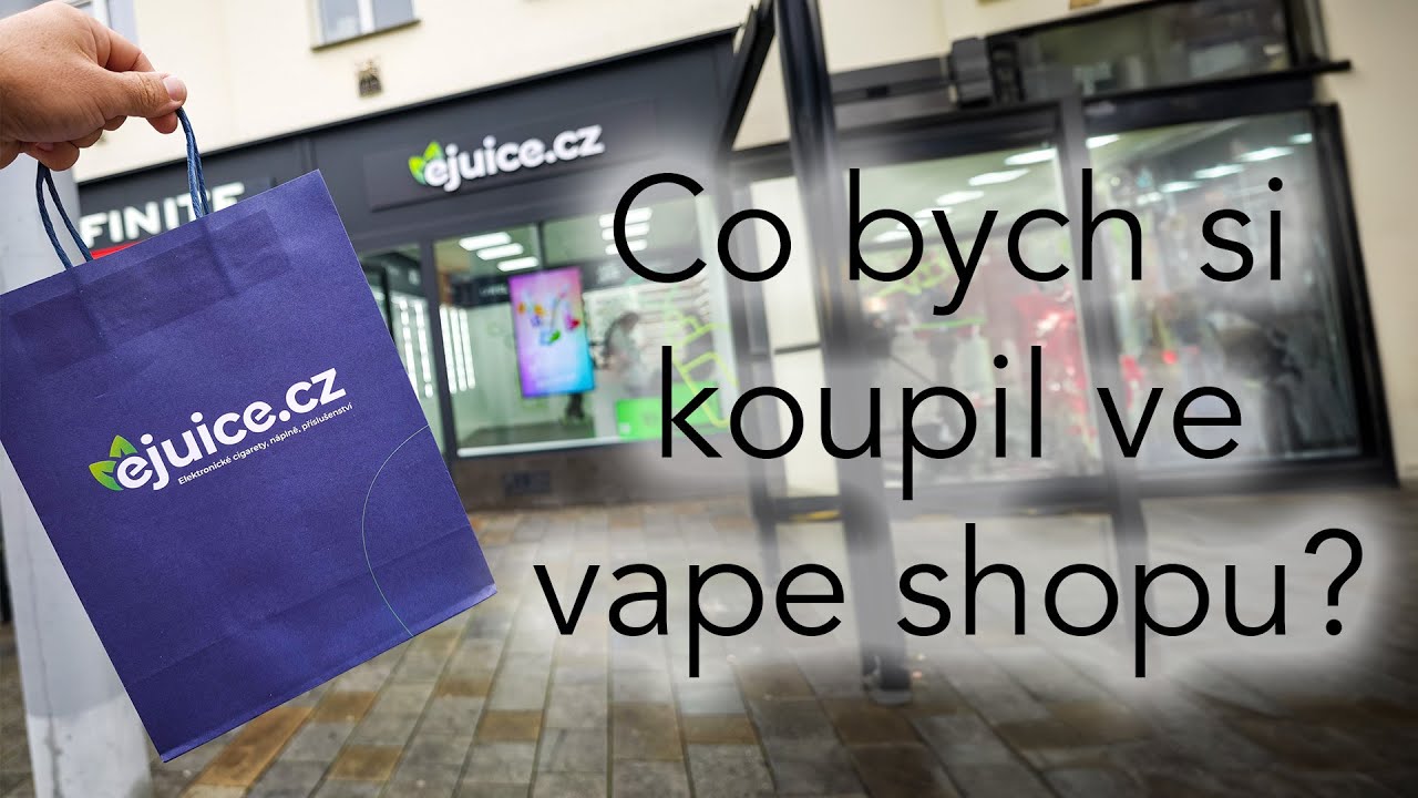Co bych si koupil ve vape shopu? 🤔 Možná tě i překvapím s jedním receptem 👨🏻‍🍳