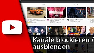 Youtube Kanäle blockieren | Youtube Kanäle ausblenden ✅ Tutorial screenshot 1