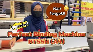 ROYALTECH Perfect Binding Machine - RT55H(A4) _ Demo/Tutorial