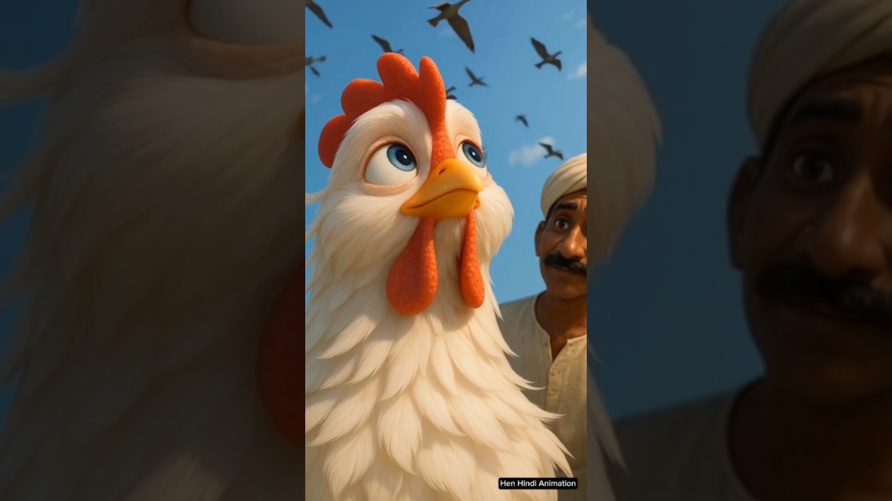 Farmer And Hen Flying Dream 🚀🪶