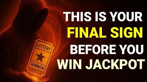 This Is Your Final Sign Before You Win the Jackpot Don’t Ignore This Message