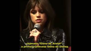 Jenna Ortega gets emotional when talking about representation