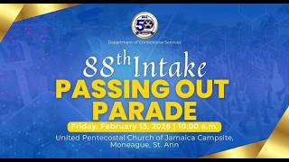 DCS Jamaica, 88th Intake Passing Out Ceremony ((February-13-2026))