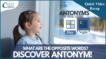 Class 3 Antonyms | English Olympiad | CREST Olympiads