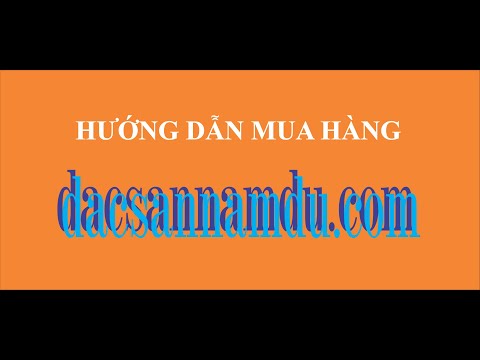 Hướng dẫn mua hàng trên Đặc sản Nam Du