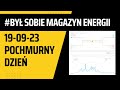 Był sobie Magazyn Energii - 19.09.2023r. Jak działa magazyn energii w pochmurny dzień?
