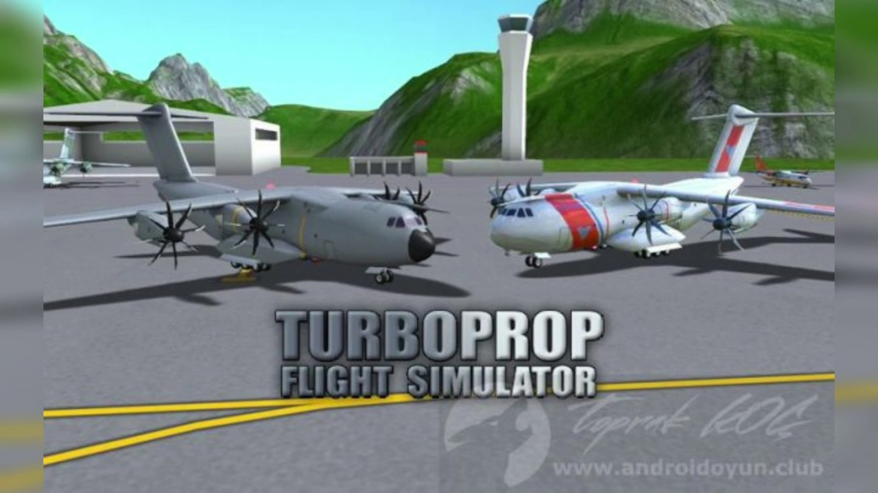 TURBOPROP FLİGHT SİMULATOR 3D V1.23 MOD apk link in description