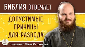 ДОПУСТИМЫЕ ПРИЧИНЫ ДЛЯ РАЗВОДА ?  Священник Павел Островский