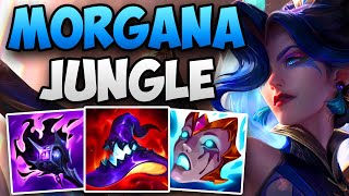 HIGH CHALLENGER JUNGLER CARRIES WITH MORGANA! | CHALLENGER MORGANA JUNGLE GAMEPLAY | Patch 14.10 S14