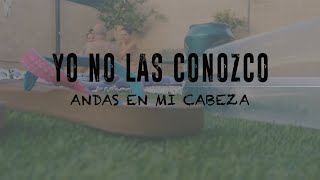 Video thumbnail of "Yo No Las Conozco - Andas en mi cabeza {Cover}"
