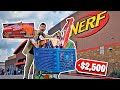 I Bought Everything At The NERF Store!! ($2,500 UNBOXING)