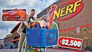 I Bought Everything At The NERF Store!! ($2,500 UNBOXING)