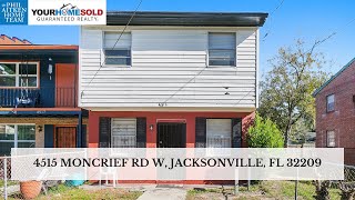 4515 Moncrief Rd W, Jacksonville, Fl 32209 4515 Moncrief Rd W, Jacksonville, Fl 32209