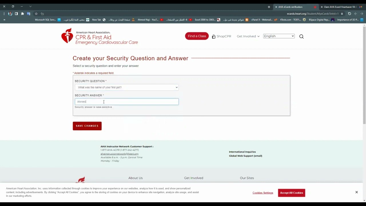 Clam AHA Ecards and Download AHA Certificates