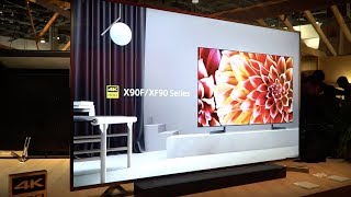 Sony X1 Ultimate Processor, X900F LCD, A8F OLED & 10,000-Nit Display at CES 2018