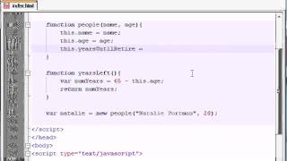Beginner JavaScript Tutorial   27   Adding Methods to Our Objects