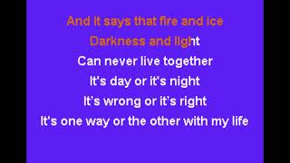 Steve Camp - Fire And Ice Karaoke