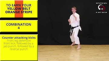 Train At Home: Combinations - Grading to 8th Kyu (Yellow Belt with Orange Stripe)