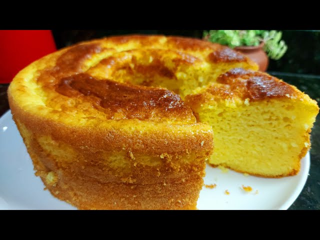 SÓ FUBÁ❤O MELHOR BOLO DE FUBÁ DO MUNDO DELICIOSO/bolo de liquidificador class=