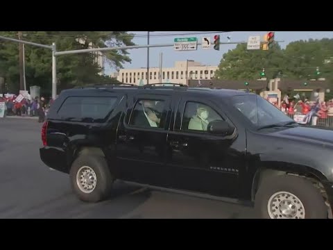 President Trump Leaves Hospital For Car Ride