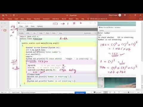 Armstrong number in Java | ICSE 9 & 10 Programming | Computer Applications | Program