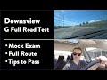 Downsview G Full Road Test - Full Route & Tips on How to Pass Your Driving Test in Toronto