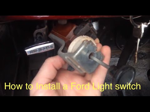 Ford light switch installation | 1970 f250 highboy - YouTube