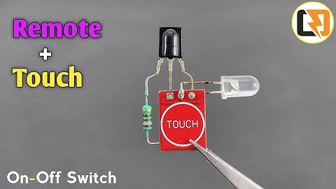 Smart Switch (Torch + Remote) On-Off | How To Make Remote Control Switch Using TTP-223 Module