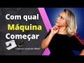 Com qual máquina eu posso começar costurar roupas mesa