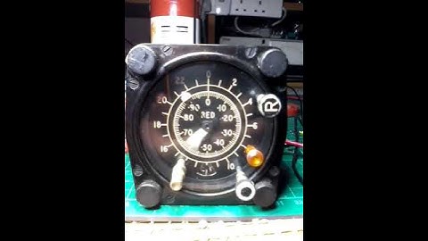 Aircraft deccometer driven by arduino